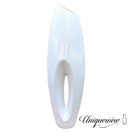 Uniquewise Modern White Large Floor Vase - 29 Inch QI003159S
